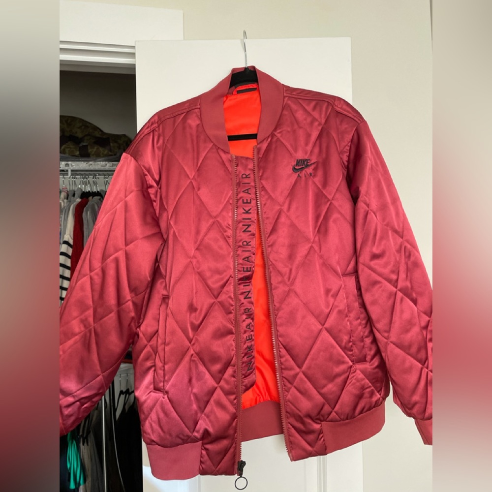 Nike oversize bomber jacket size small